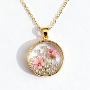 Hexingsheng Jewelry | Glass Charm Locket Necklace — A Floating Keepsake of Love and Memory Hexingsheng Jewelry | Glass Charm Locket Necklace — A Floating Keepsake of Love and Memory