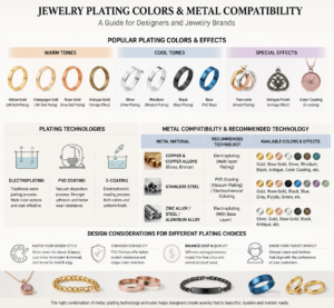 Hexingsheng Jewelry | Contact How to Choose Jewelry Plating Colors and Base Metals